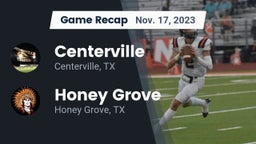 Recap: Centerville  vs. Honey Grove  2023