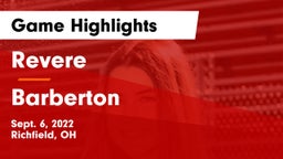 Revere  vs Barberton  Game Highlights - Sept. 6, 2022