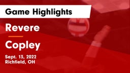 Revere  vs Copley  Game Highlights - Sept. 13, 2022