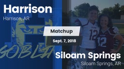 Matchup: Harrison  vs. Siloam Springs  2018