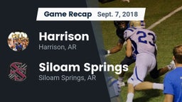 Recap: Harrison  vs. Siloam Springs  2018