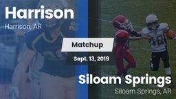 Matchup: Harrison  vs. Siloam Springs  2019