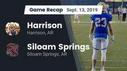 Recap: Harrison  vs. Siloam Springs  2019