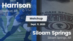 Matchup: Harrison  vs. Siloam Springs  2020