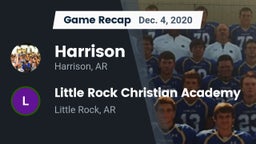 Recap: Harrison  vs. Little Rock Christian Academy  2020