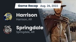 Recap: Harrison  vs. Springdale  2022