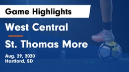 West Central  vs St. Thomas More  Game Highlights - Aug. 29, 2020