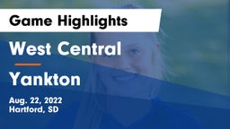 West Central  vs Yankton  Game Highlights - Aug. 22, 2022