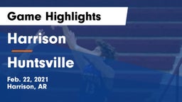 Harrison  vs Huntsville  Game Highlights - Feb. 22, 2021