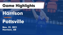 Harrison  vs Pottsville  Game Highlights - Nov. 22, 2021