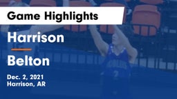 Harrison  vs Belton  Game Highlights - Dec. 2, 2021