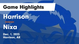 Harrison  vs Nixa  Game Highlights - Dec. 1, 2023