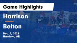 Harrison  vs Belton  Game Highlights - Dec. 2, 2021