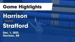 Harrison  vs Strafford  Game Highlights - Dec. 1, 2023