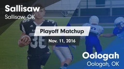 Matchup: Sallisaw  vs. Oologah  2016