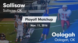 Matchup: Sallisaw  vs. Oologah  2016