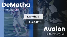 Matchup: DeMatha  vs. Avalon  2017
