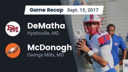 Recap: DeMatha  vs. McDonogh  2017