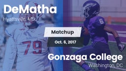 Matchup: DeMatha  vs. Gonzaga College  2017