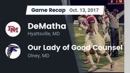 Recap: DeMatha  vs. Our Lady of Good Counsel  2017