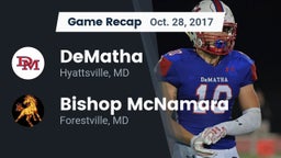 Recap: DeMatha  vs. Bishop McNamara  2017