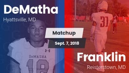 Matchup: DeMatha  vs. Franklin  2018