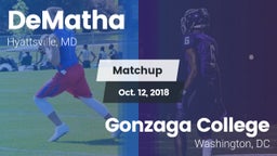 Matchup: DeMatha  vs. Gonzaga College  2018
