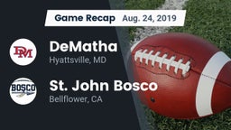 Recap: DeMatha  vs. St. John Bosco  2019