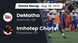 Recap: DeMatha  vs. Imhotep Charter  2019