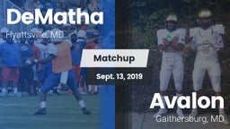 Matchup: DeMatha  vs. Avalon  2019