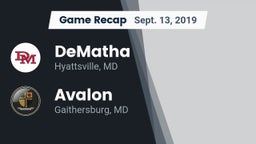 Recap: DeMatha  vs. Avalon  2019