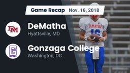 Recap: DeMatha  vs. Gonzaga College  2018