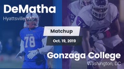 Matchup: DeMatha  vs. Gonzaga College  2019