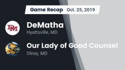 Recap: DeMatha  vs. Our Lady of Good Counsel  2019