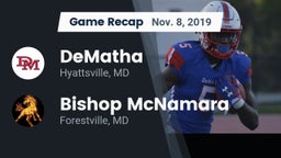 Recap: DeMatha  vs. Bishop McNamara  2019