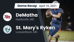 Recap: DeMatha  vs. St. Mary's Ryken  2021