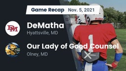 Recap: DeMatha  vs. Our Lady of Good Counsel  2021
