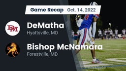 Recap: DeMatha  vs. Bishop McNamara  2022