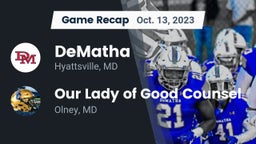 Recap: DeMatha  vs. Our Lady of Good Counsel  2023