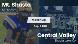 Matchup: Mt. Shasta High Scho vs. Central Valley  2017