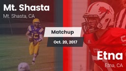 Matchup: Mt. Shasta High Scho vs. Etna  2017