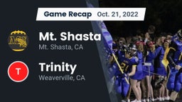 Recap: Mt. Shasta  vs. Trinity  2022