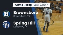 Recap: Brownsboro  vs. Spring Hill  2017