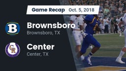 Recap: Brownsboro  vs. Center  2018