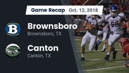 Recap: Brownsboro  vs. Canton  2018