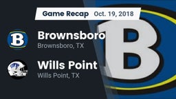 Recap: Brownsboro  vs. Wills Point  2018