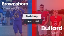 Matchup: Brownsboro High vs. Bullard  2018