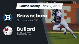 Recap: Brownsboro  vs. Bullard  2018