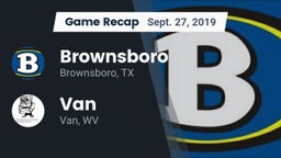 Recap: Brownsboro  vs. Van  2019