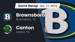 Recap: Brownsboro  vs. Canton  2019